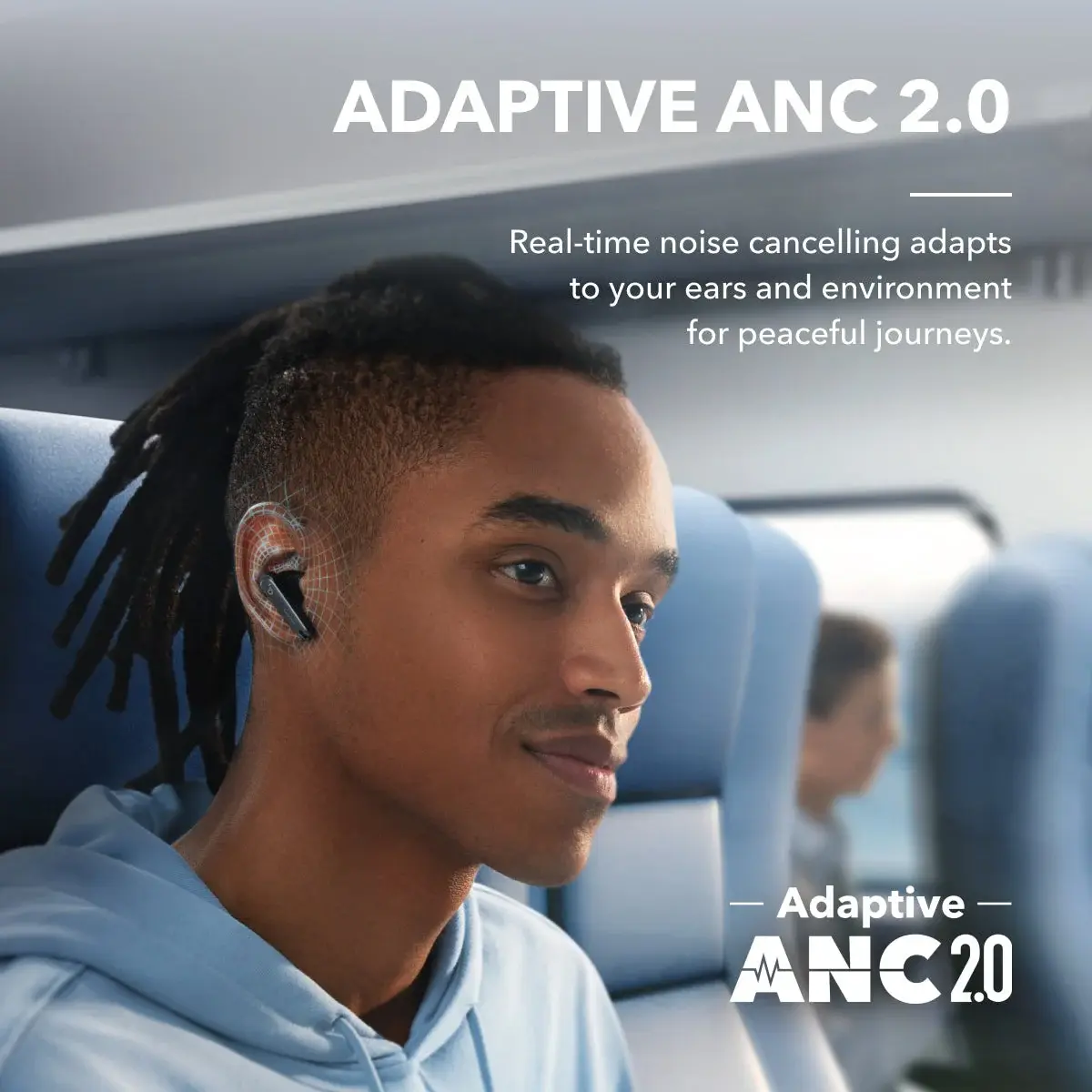 SOUNDCORE BY ANKER LIBERTY 4 NC – TRUE WIRELESS ANC EARBUDS – BLUETOOTH – IOS /ANDROID – BLACK