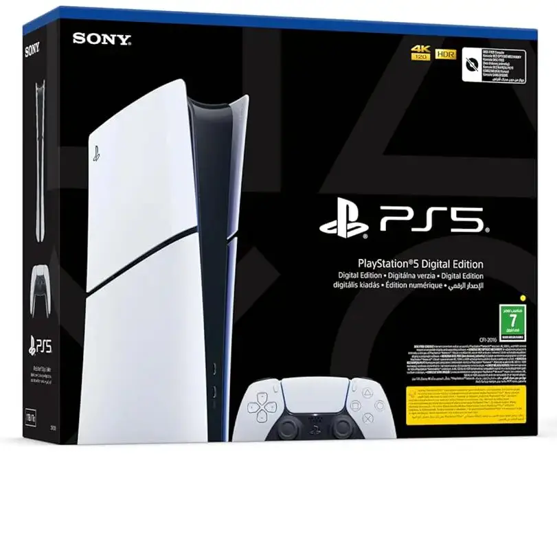 SONY PLAYSTATION PS5 SLIM DIGITAL EDITION – UHD 8K – UNE MANETTE – RYZEN – 16GB – 1TB – EUROPE
