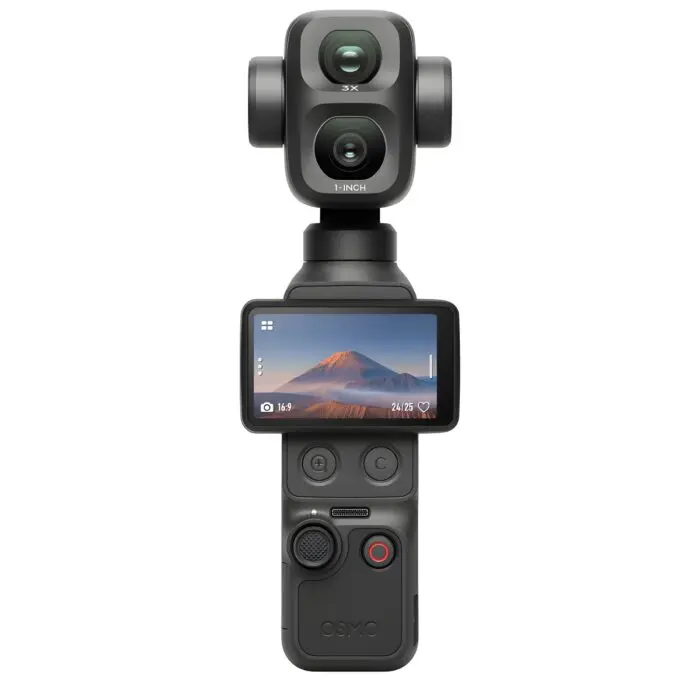 DJI OSMO POCKET 4P VLOG COMBO – CAMÉRA VLOG 4K – DOUBLE CAMÉRA – STABILISATION 3 AXES – ÉCRAN TACTILE – WIFI 6 – BLUETOOTH – NOIR