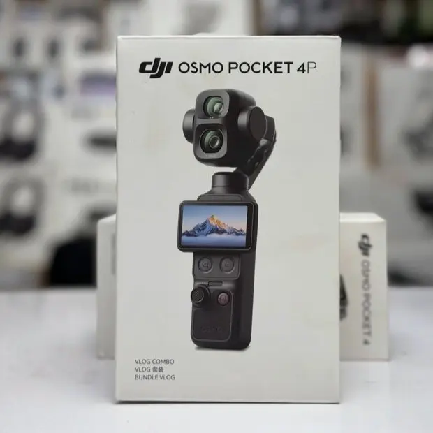 DJI OSMO POCKET 4P VLOG COMBO – CAMÉRA VLOG 4K – DOUBLE CAMÉRA – STABILISATION 3 AXES – ÉCRAN TACTILE – WIFI 6 – BLUETOOTH – NOIR