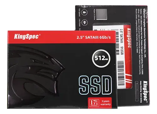 KINGSPEC P3-512 – SSD INTERNE – 512GB – 2.5 POUCES – SATA III 6GB/S – 3D NAND – JUSQU’À 560MB/S EN LECTURE – JUSQU’À 530MB/S EN