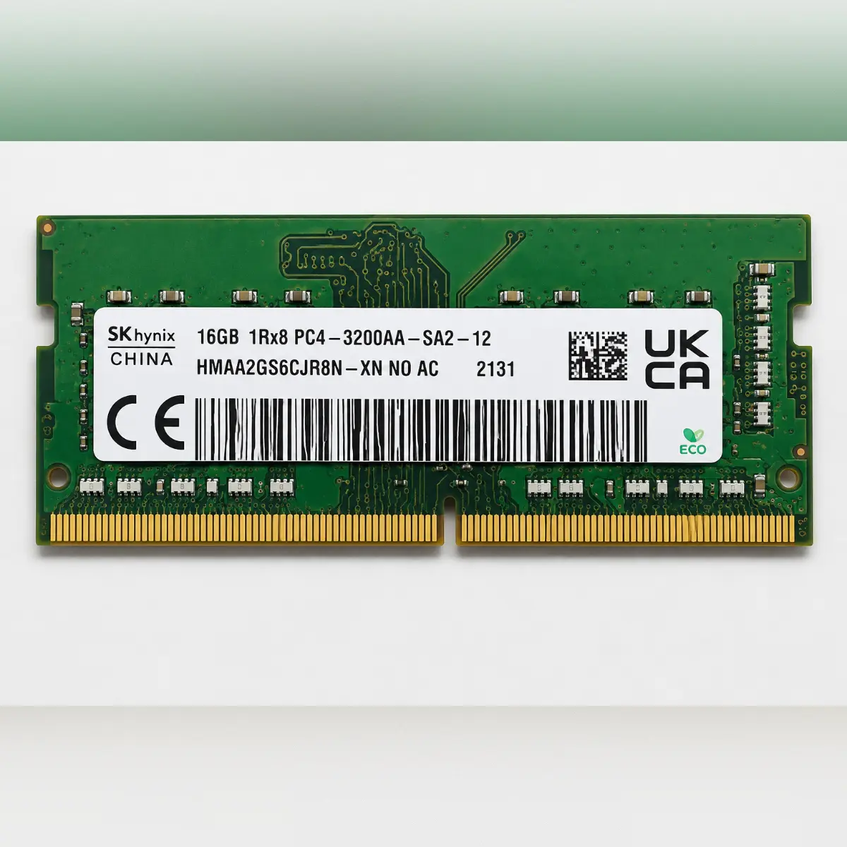 SK HYNIX RAM LAPTOP 16GB – DDR4 3200MHZ – SO-DIMM 260-PIN – PC4-25600 – 3200MHZ – 1RX8 – CL22 – 1.2V – ORIGINAL