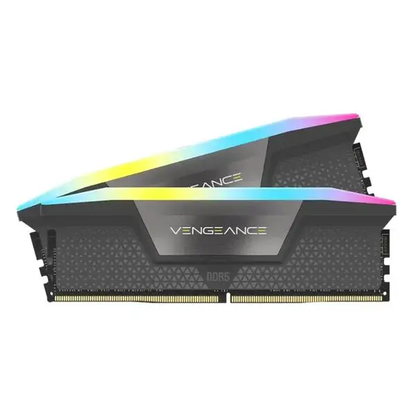 RAM CORSAIR VENGEANCE RGB RS- 32GO KIT 2X16GO – DDR5 6000MHZ – CL36 – DIMM 288 PIN – AMD EXPO – INTEL XMP 3.0 – RGB – NOIR