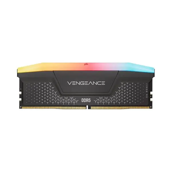 RAM CORSAIR VENGEANCE RGB RS- 32GO KIT 2X16GO – DDR5 6000MHZ – CL36 – DIMM 288 PIN – AMD EXPO – INTEL XMP 3.0 – RGB – NOIR