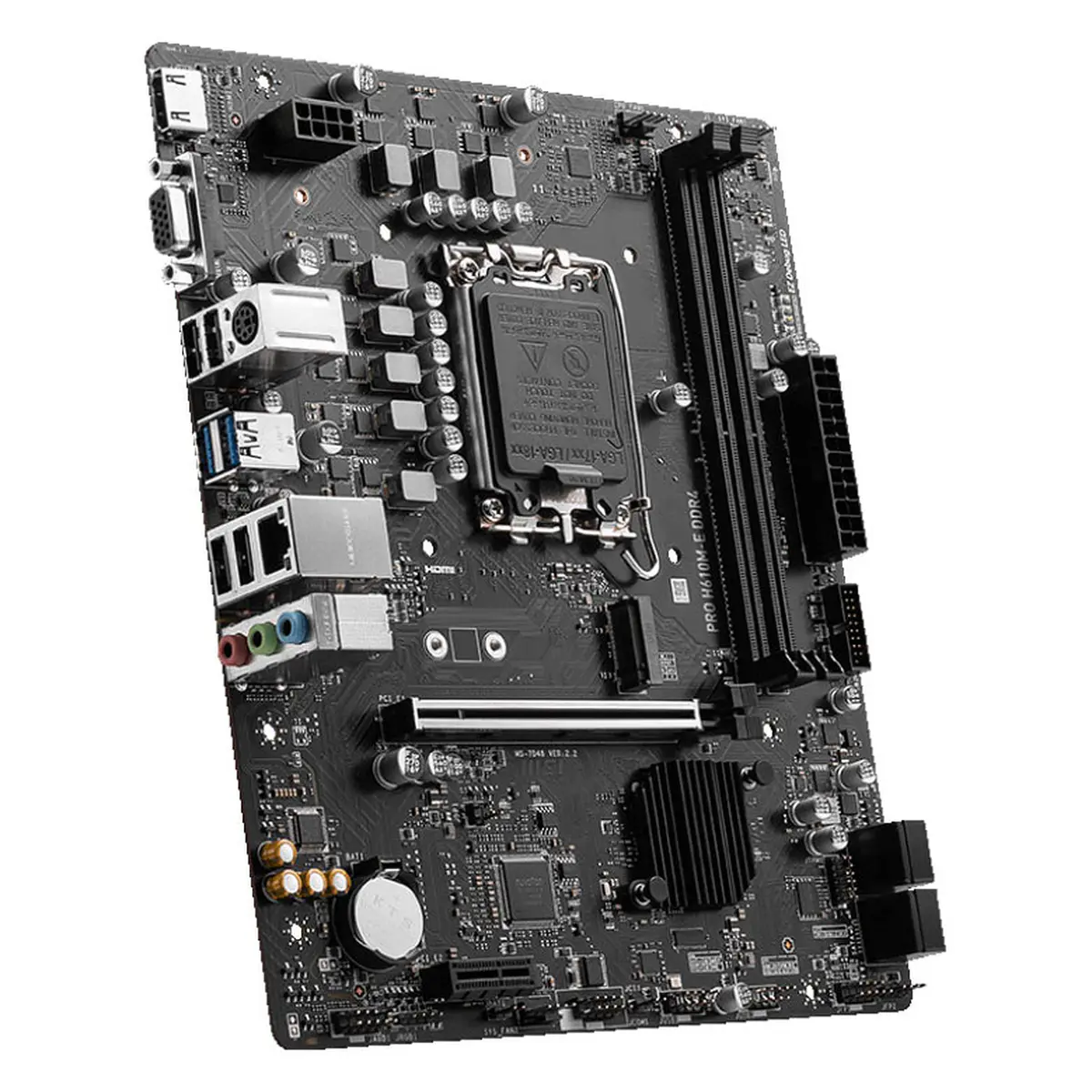 MSI PRO H610M-E DDR4 – Micro ATX Socket 1700 Intel H610 Express – 2x DDR4 – M.2 PCIe 3.0