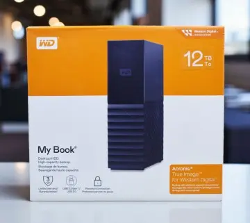WD MY BOOK 12TB – DISQUE DUR EXTERNE DESKTOP HDD 3.5″ – USB 3.0 – BACKUP HAUTE CAPACITÉ – BLACK