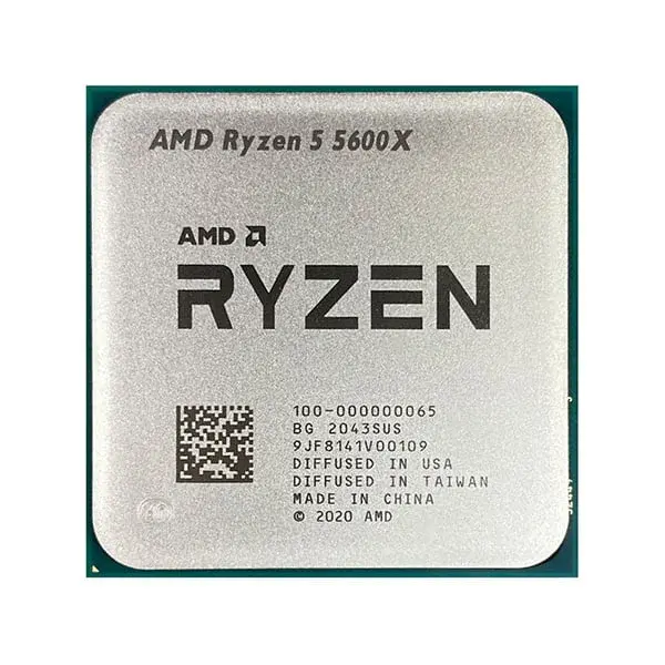PROCESSEUR AMD RYZEN 5 5600X – SOCKET AM4 – 6 CORE – 12 THREADS – 4.6 GHZ – 32 Mo -TRAY