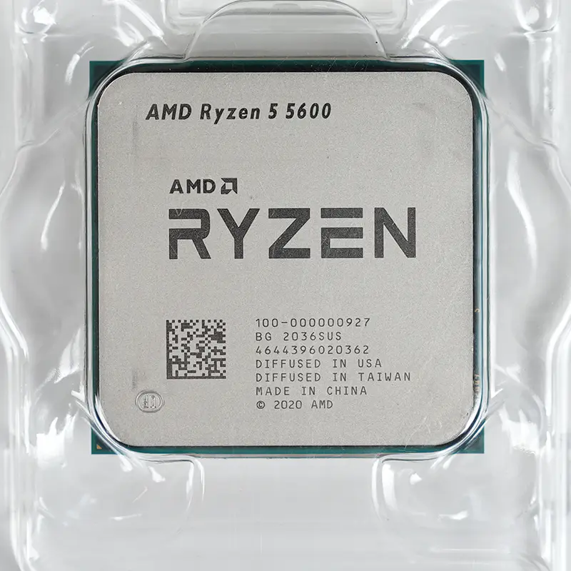 PROCESSEUR AMD RYZEN 5 5600 – 6 CORE – 12 THREADS – 4.4 GHZ – SOCKET AM4 GAME – CACHE 35 MO – TRY