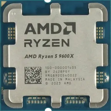 Processeur AMD RYZEN 5 9600X – SOCKET AM5 – 1006-COEURS – 12-THREADS – 4.7GHZ – 38MO CACHE 170W
