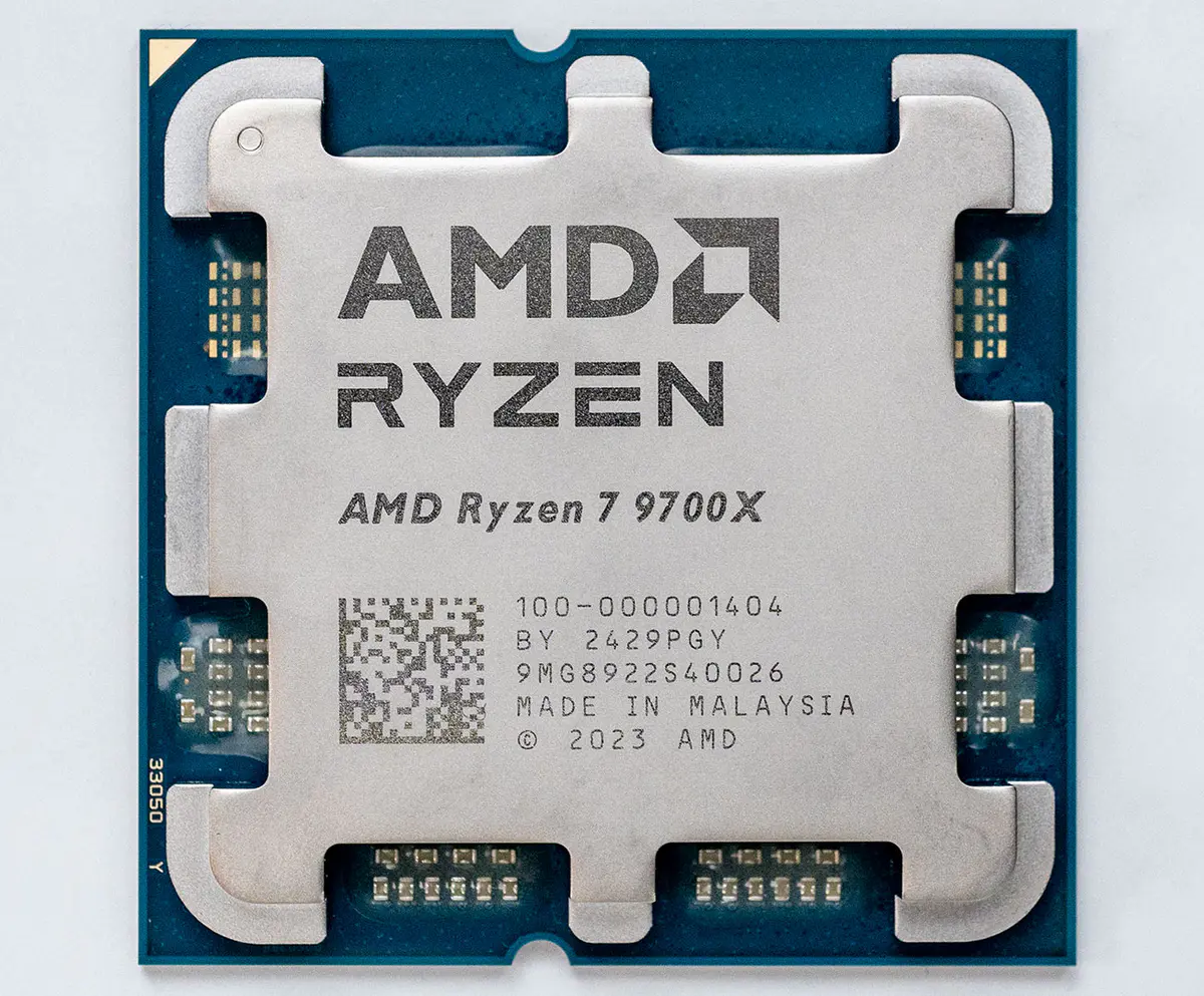 AMD RYZEN 7 9700X – 8 CORE – 16 THREADS – 5.5 GHZ – SOCKET AM5 GAME – CACHE 40 MO – TDP 65W – BOX