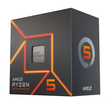 PROCESSEUR AMD RYZEN 5 7600 – SOCKET AM5 – 6-CORE – 12-THREADS – 5.1GHZ – 32MB – BOX AVEC VENTILO