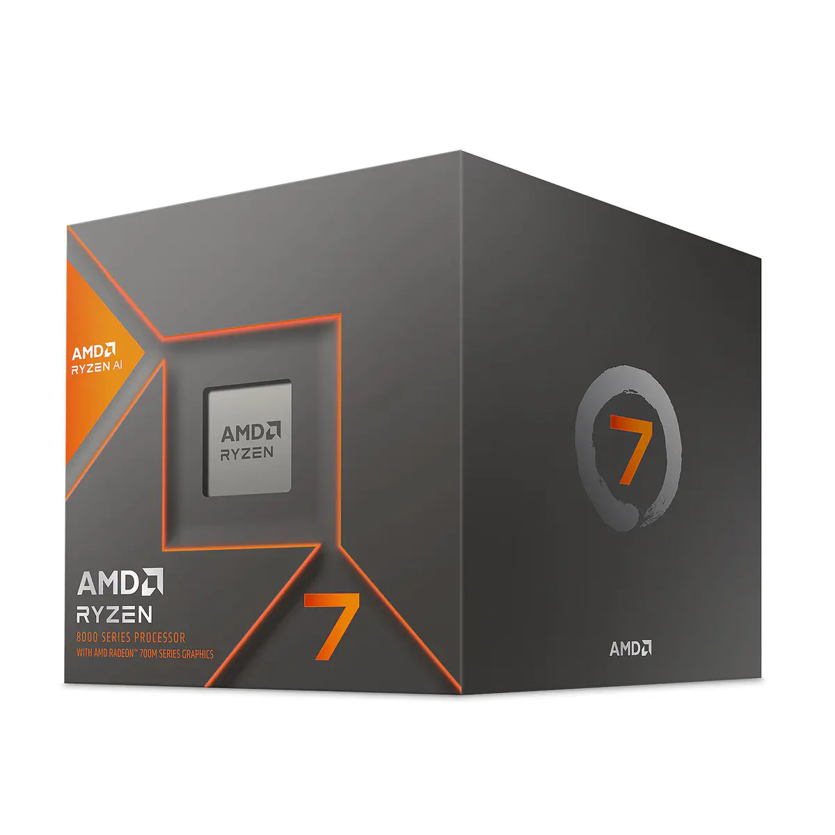 PROCESSEUR AMD RYZEN 7 8700G WRAITH SPIRE – 5.1 GHZ – 16Mo Cache – AMD ZEN 4 – AMD RADEON – 65 W