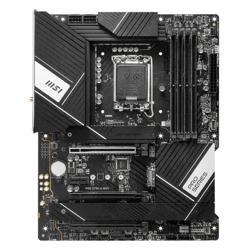MSI PRO Z790-A WIFI – CARTE MÈRE ATX – SOCKET 1700 INTEL – 4X DDR5 – M.2 PCIE 4.0 – USB 3.2 – PCI-EXPRESS 5.0 – BLACK