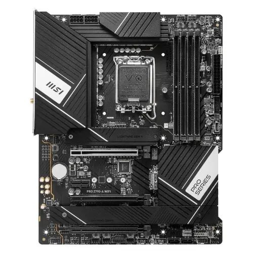 MSI PRO Z790-P WIFI – CARTE MÈRE ATX – SOCKET INTEL LGA1700 – 4 X DDR5 – 4 X M.2 PCIE 4.0- WI-FI 6E – BLACK