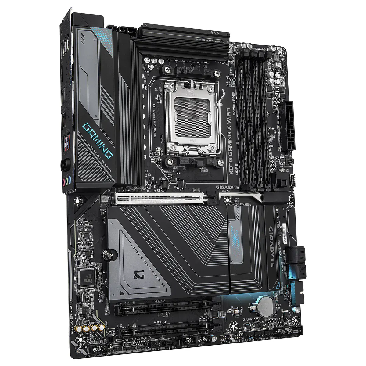 GIGABYTE X870 GAMING X WIFI7 – CARTE MÈRE ATX – SOCKET AM5 – 4x DDR5 – 3x M.2 – Bluetooth 5.4 -BLACK