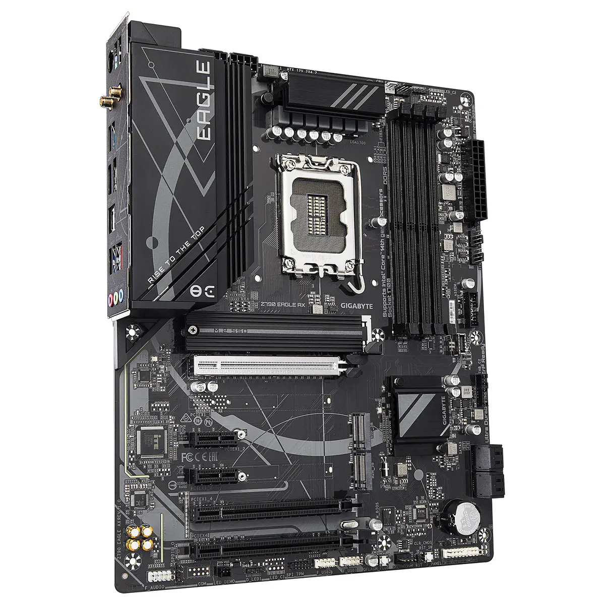 GIGABYTE Z790 EAGLE AX – CARTE MÈRE ATX – SOCKET INTEL 1700 – 4x DDR5 – 3x M.2 – WI-FI 6E – BLACK
