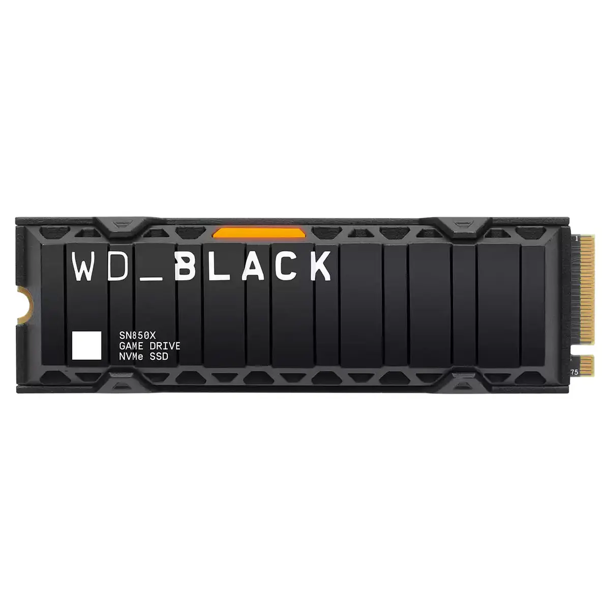WD BLACK SN850X 1TB – SSD NVME PCIE GEN4 – 7300 MO/S – WITH HEATSINK – PC/CONSOL – 3D TLC – BLACK