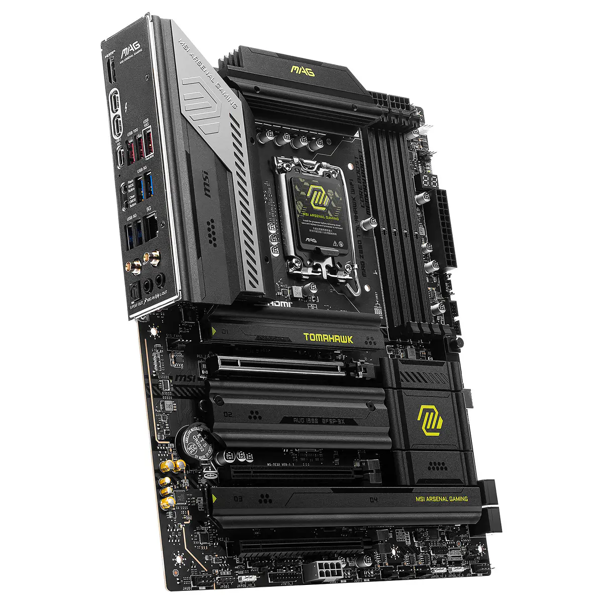 MSI MAG Z890 TOMAHAWK WIFI – ATX SOCKET 1851 – INTEL Z89 – 4X DDR5 – M.2 PCIE 5.0 – WI-FI 7 – LAN 5G