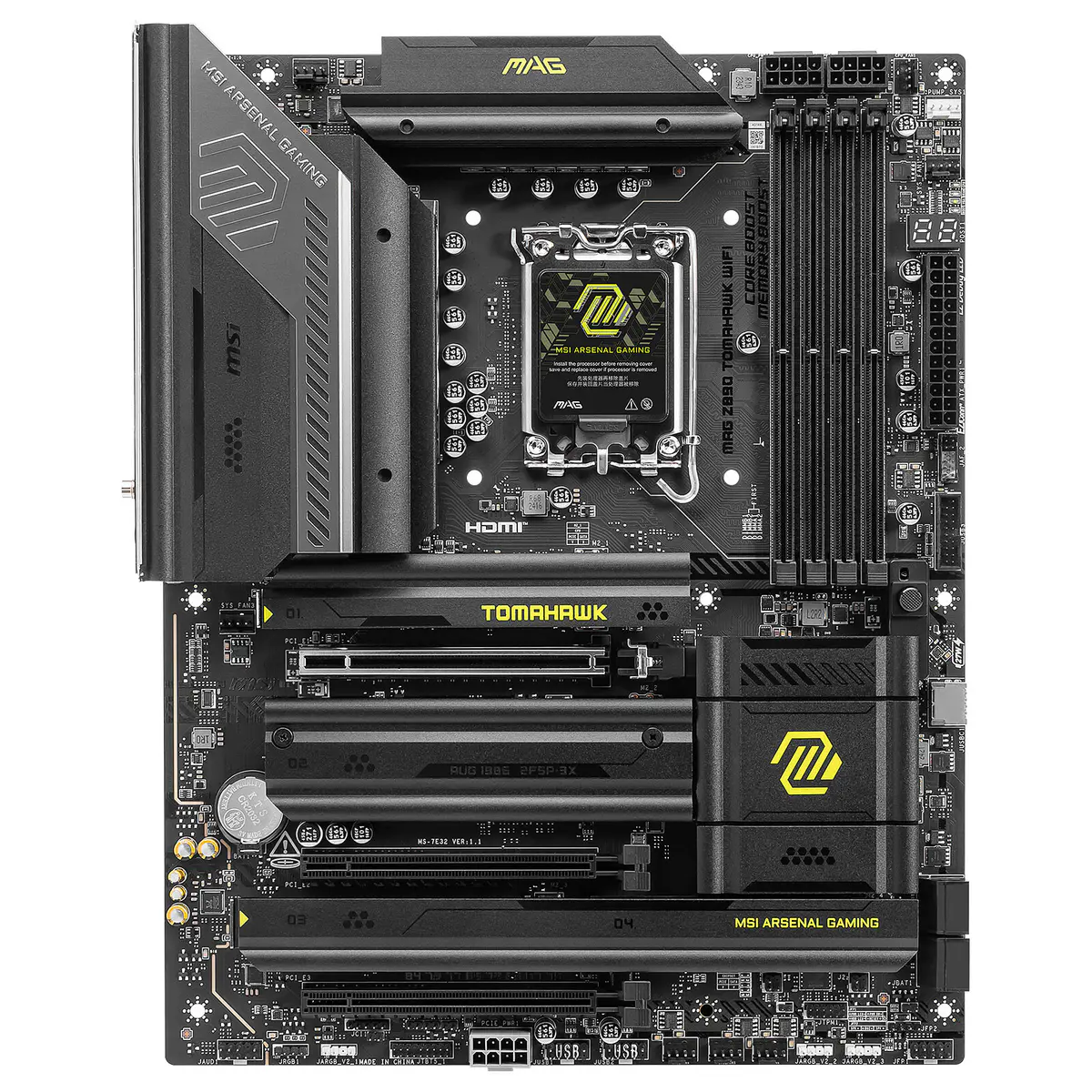 MSI MAG Z890 TOMAHAWK WIFI – ATX SOCKET 1851 – INTEL Z89 – 4X DDR5 – M.2 PCIE 5.0 – WI-FI 7 – LAN 5G