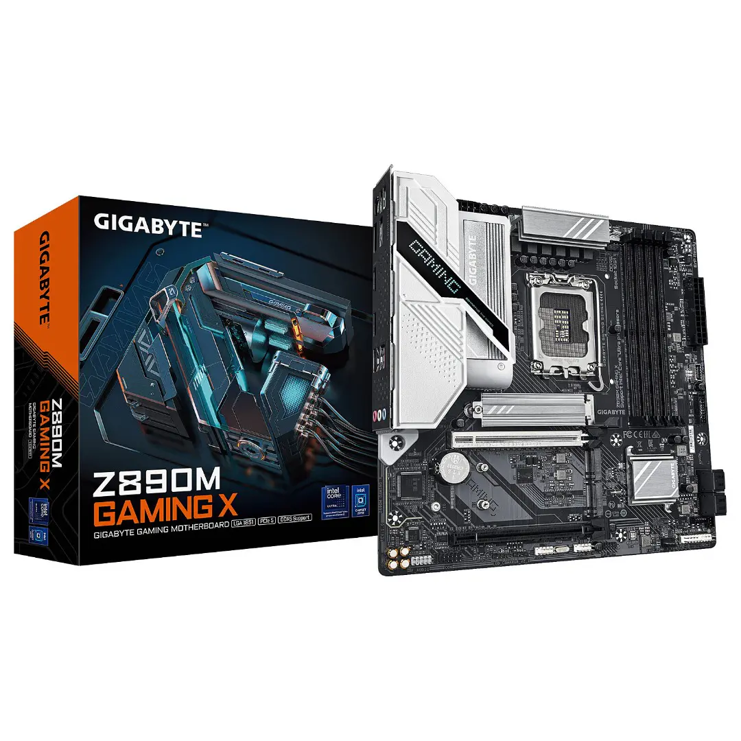 GIGABYTE Z890M GAMING X – MICRO ATX – SOCKET 1851 – 4X DDR5 – M.2 PCIE 5.0 – USB 3.0 – LAN 2.5 GBE
