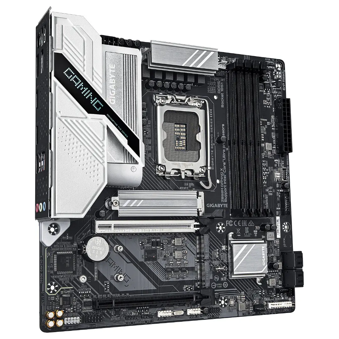 GIGABYTE Z890M GAMING X – MICRO ATX – SOCKET 1851 – 4X DDR5 – M.2 PCIE 5.0 – USB 3.0 – LAN 2.5 GBE