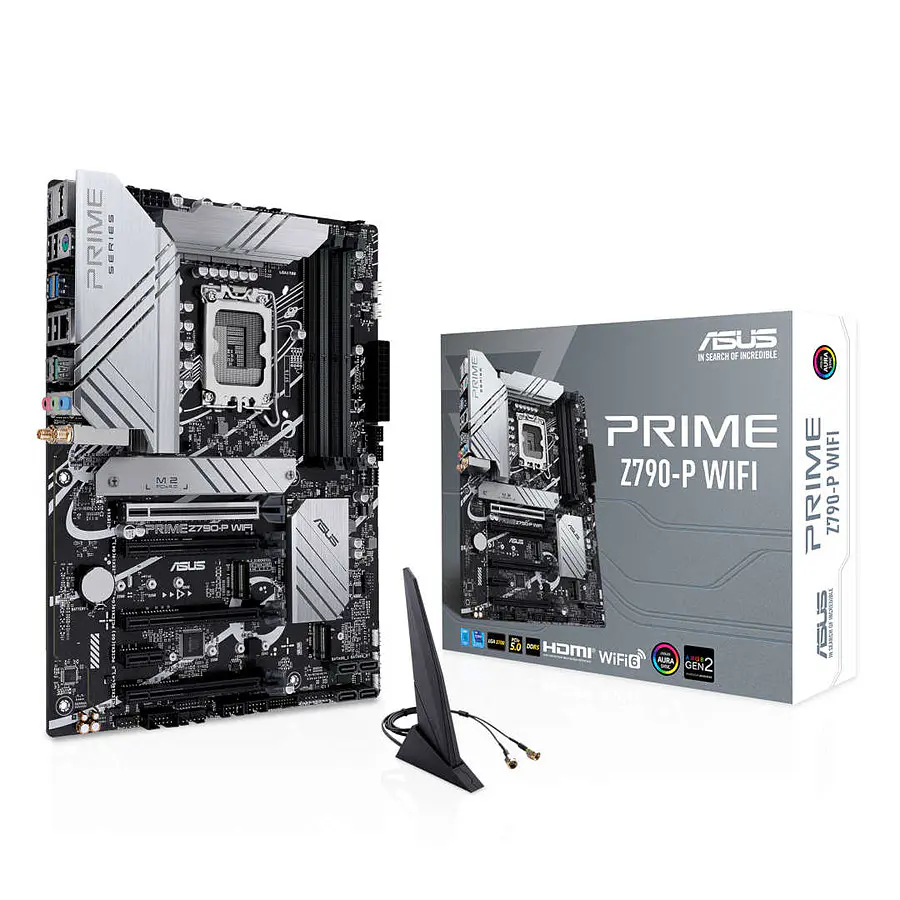 ASUS PRIME Z790-P WIFI ATX Socket 1700 Intel Z790 Express – 4x DDR5 – M.2 PCIe 4.0 – USB 3.2