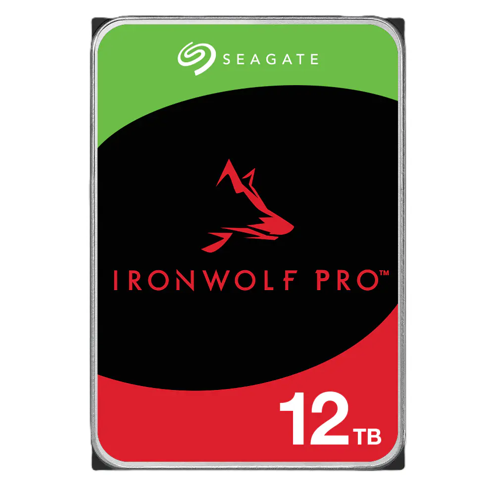 SEAGATE IRONWOLF NAS 12TB – DISQUE HDD ST12000VN004 – 3.5″ SATA – RED NAS – 7200 RPM – CACHE 256 MO – CMR – ORIGINAL