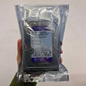 WD PURPLE 2TB SURVEILLANCE – DISQUE DURE HDD 3,5″ – SATA 6GB/S – 5400 RPM – 64Mo – WD23PURZ