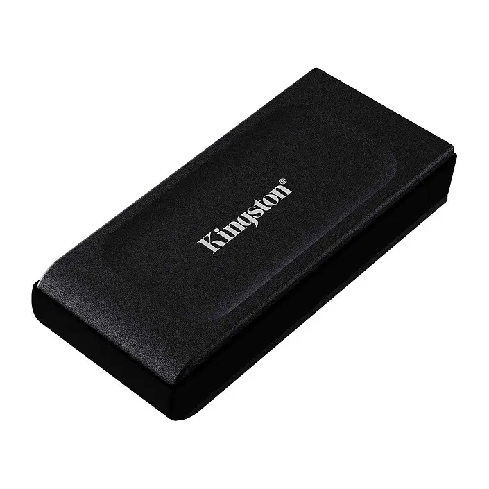 KINGSTON XS1000 2TO – DISQUE SSD EXTERNE – 1050 MO/S – USB-A To USB-C – 3D NAND – USB 3.2 – BLACK