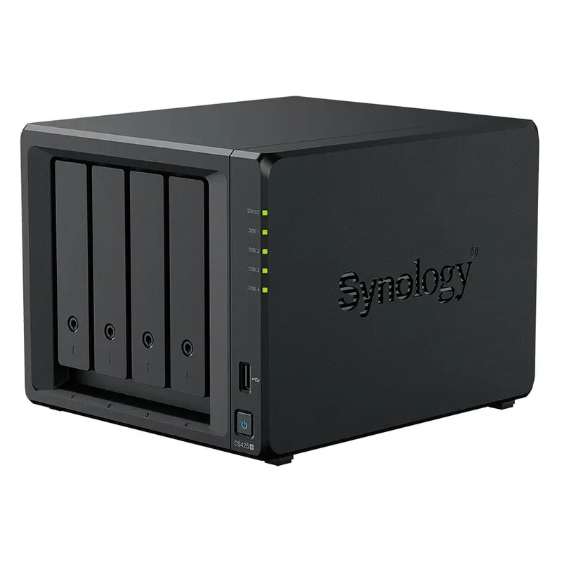 SYNOLOGY DiskStation DS425+ Serveur NAS 4 baies – 2 Go de RAM DDR4 – Intel Celeron J4125 sans disque