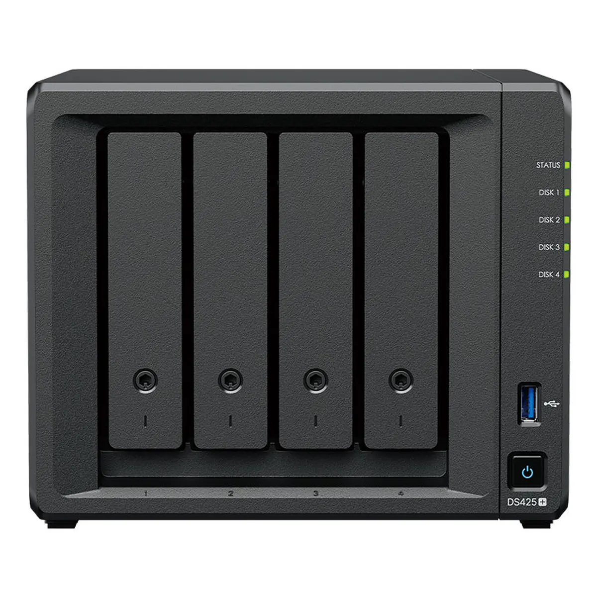 SYNOLOGY DiskStation DS425+ Serveur NAS 4 baies – 2 Go de RAM DDR4 – Intel Celeron J4125 sans disque