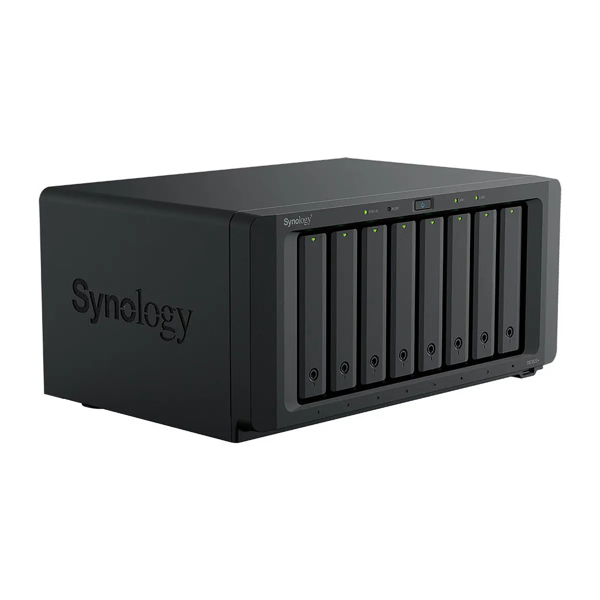 SYNOLOGY DISKSTATION DS1825+ SERVEUR NAS 8 BAIES – AMD RYZEN V1500B – 8GO DDR4 – 2X 2.5 GBE – SANS DISQUE – BLACK