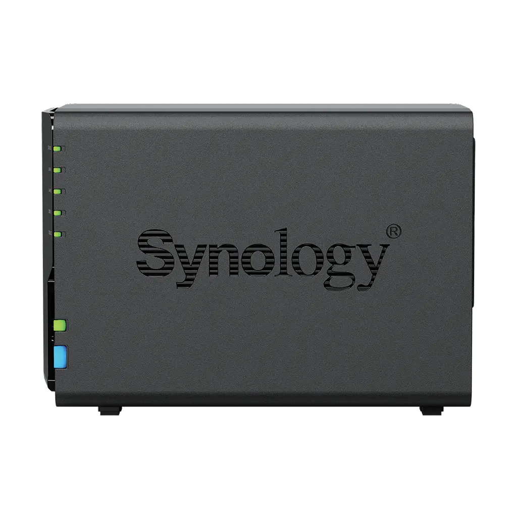 SYNOLOGY DS225+ – NAS 2 BAIES – CELERON J4125 – RAM 2GO – 2.5 GBE – SAUVGARDE & PARTAGE – BLACK