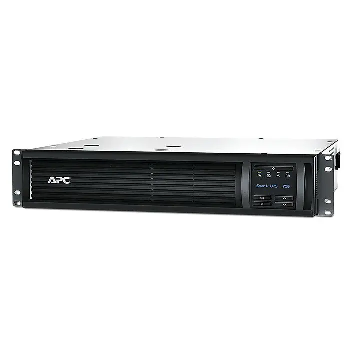 ONDULEUR APC SMART-UPS 750VA – ONDULEUR RACKABLE – 230V – USB – SÉRIE SMARTSLOT – RACK 2U – BLACK
