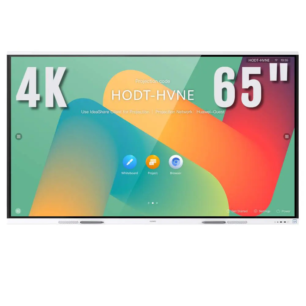 HUAWEI IDEAHUB BOARD 2 65″ – ÉCRAN INTERACTIF 4K – IDEAHUB CONTROLLER – IDEASHARE KEY – SUPPORT MURAL & ROULETTES – SANS OPSe