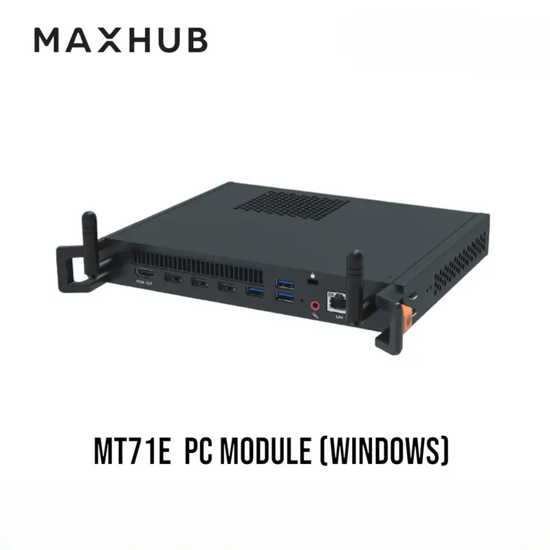 MAXHUB OPS MT71E – MODULE PC POUR ECRAN INTERACTIF – INTEL CORE i5-12450H – 16GO DDR4 – 256GO SSD- INTEL UHD GRAPHICS – WINDOWS 11 PRO – HDMI 2.0 – USB 3.0 – LAN GIGABIT – ORIGINAL