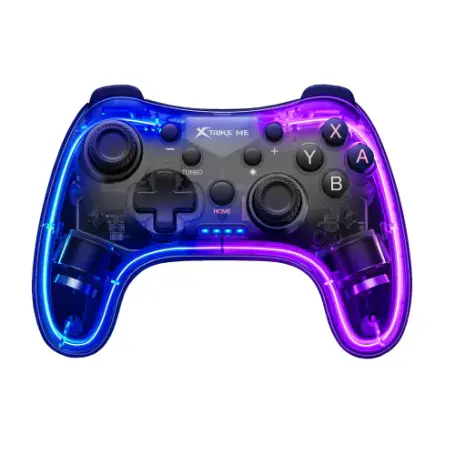 MANETTE DE JEUX XTRIKE ME GP-52 – SANS FIL RGB – PHONE HOLDER – PS4 – SWITCH -ANDROID PC – TYPE-C