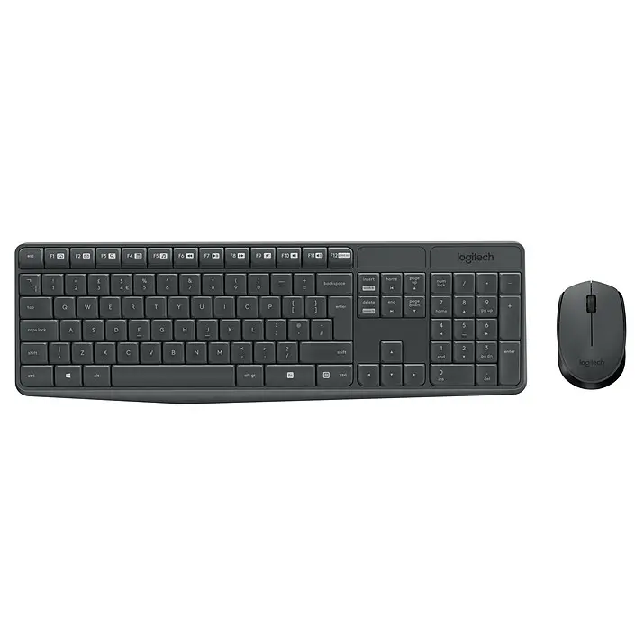 LOGITECH MK235 Clavier & Souris – Sans Fil –