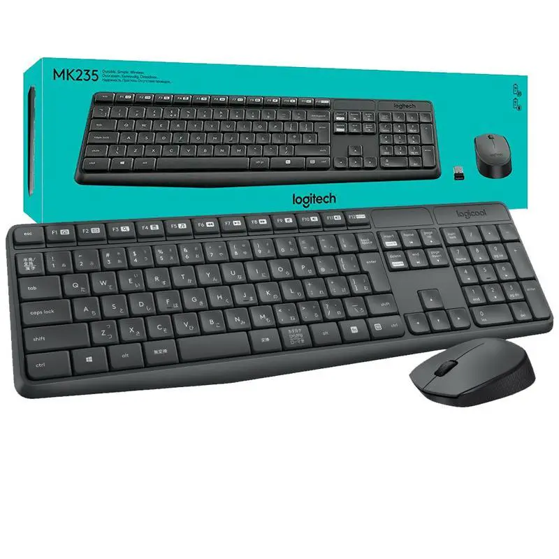 LOGITECH MK235 Clavier & Souris – Sans Fil –