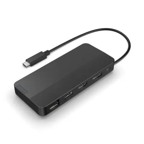 LENOVO STATION D’ACCUEIL AVEC FIL – HDMI – 4K UHD – DISPLAYPORT – USB-A – USB-C – RJ-45 – 60HZ -100W