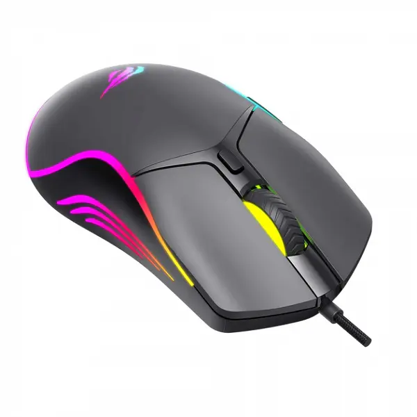 HAVIT GAMENOTE MS1029 – SOURIS GAMING FILAIRE RGB – PROGRAMMABLE – 7 BOUTONS – NOIR
