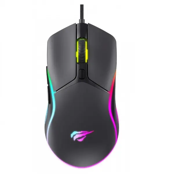 HAVIT GAMENOTE MS1029 – SOURIS GAMING FILAIRE RGB – PROGRAMMABLE – 7 BOUTONS – NOIR
