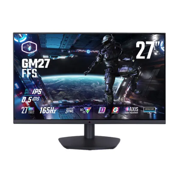 ECRAN COOLER MASTER GM27-FFS – 27″ FHD – FAST IPS – 165 HZ – 0,5MS – ADAPTIVE SYNC – HDMI – DP