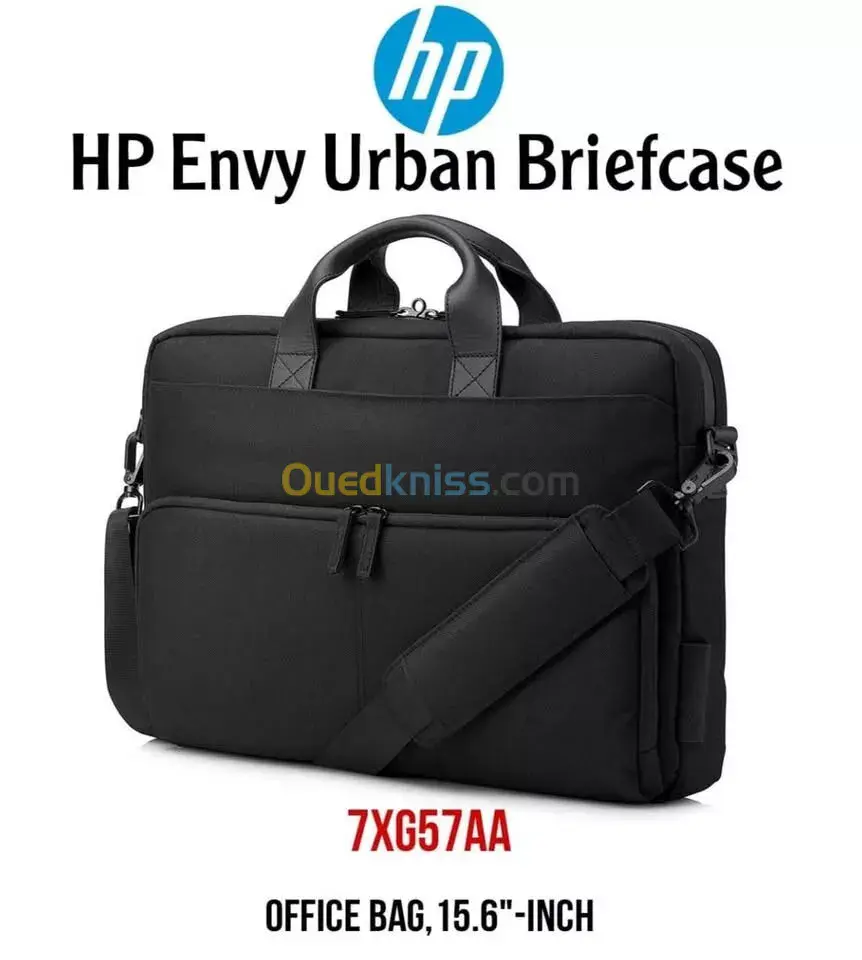 SACOCHE HP ENVY URBAN 15″ TOPLOAD – IMPERMÉABLE – QUALITÉ PRÉMIUM – LAPTOP & DOCUMENTS – BLACK