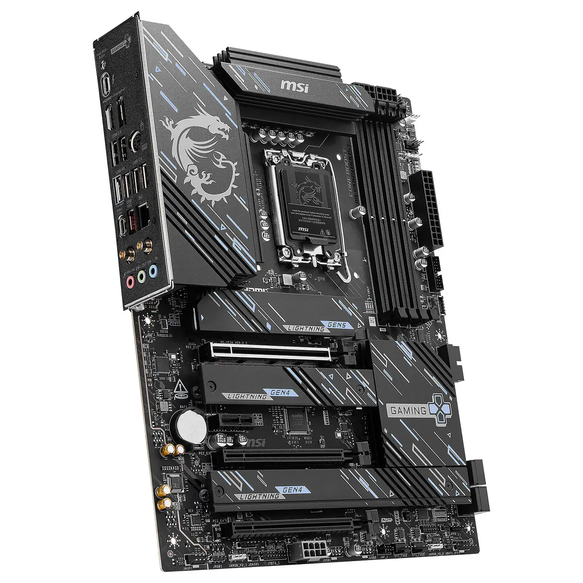 MSI Z890 GAMING PLUS WIFI – ATX SOCKET 1851 – Intel Z890 – 4X DDR5 – M.2 PCIE 5.0 – WI-FI 7 – LAN 5G