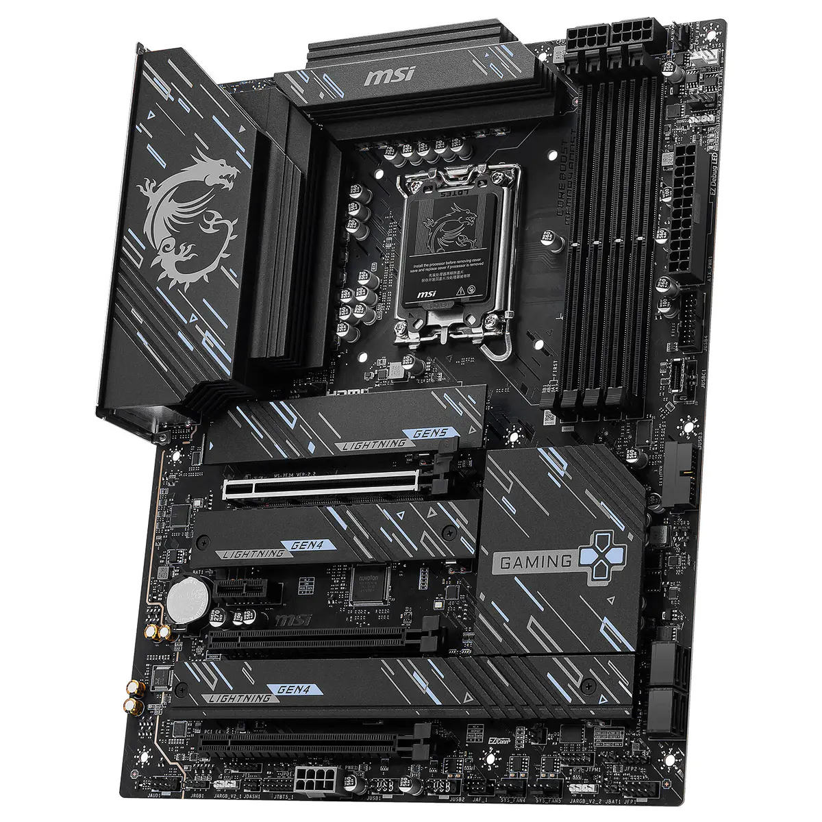 MSI Z890 GAMING PLUS WIFI – ATX SOCKET 1851 – Intel Z890 – 4X DDR5 – M.2 PCIE 5.0 – WI-FI 7 – LAN 5G