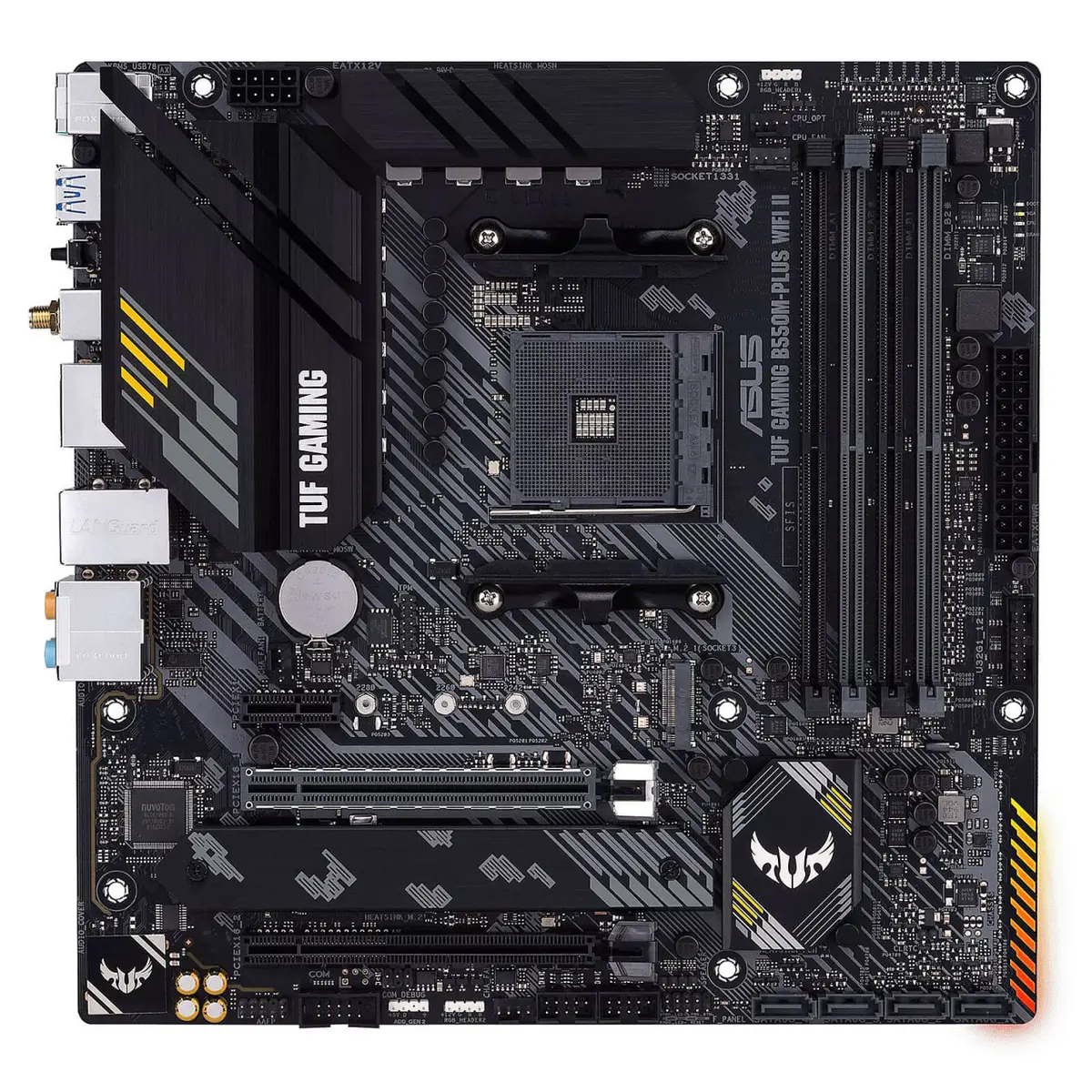 ASUS TUF GAMING B550M-PLUS WIFI II – MICRO ATX AM4 – 4XDDR4 – M.2 PCIE 4.0 – WI-FI 6 – BLUETOOTH 5.2