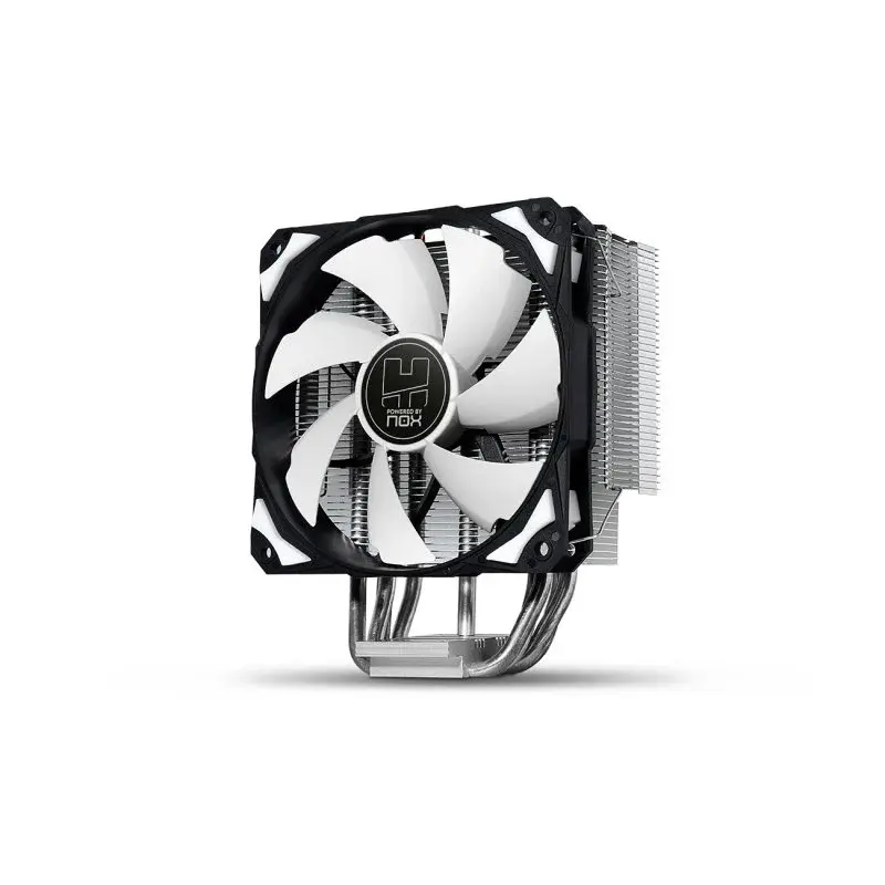 NOX HUMMER H-312 – REFROIDISSEUR CPU 120MM – INTEL & AMD – H-FAN PWM – SILENCIEUX – BLACK & WHITE