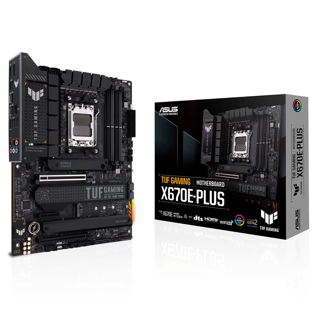 ASUS TUF GAMING X670E-PLUS – SOCKET AM5 – 4 X DDR5 – M.2 PCIE 5.0 – 2.5 GBE – 7.1 SURROUND – BLACK