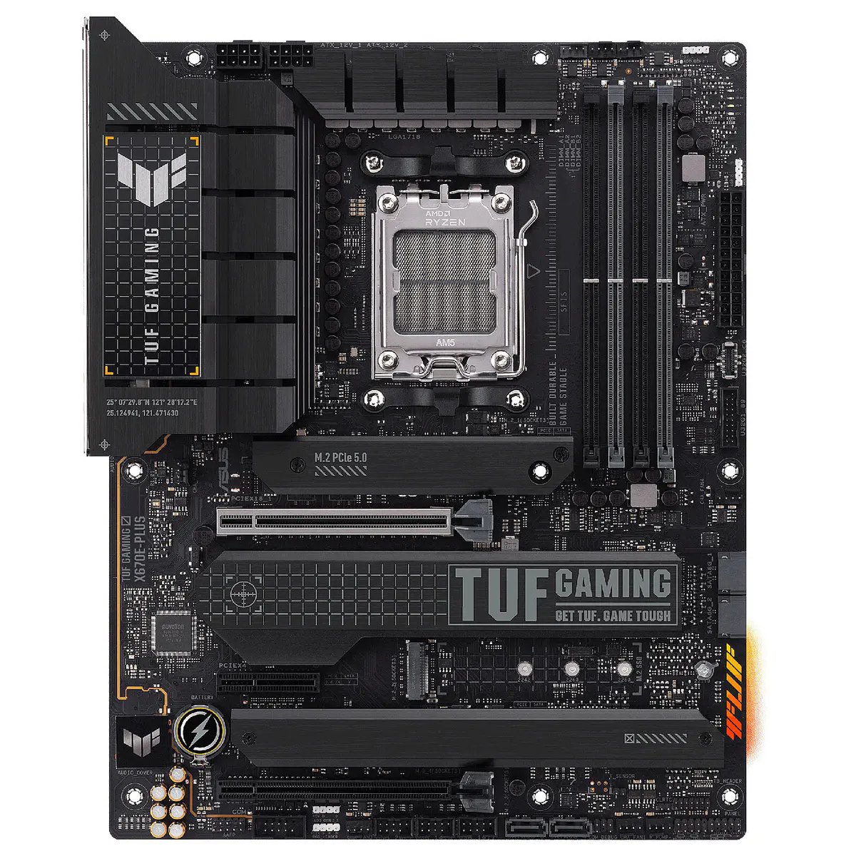 ASUS TUF GAMING X670E-PLUS – SOCKET AM5 – 4 X DDR5 – M.2 PCIE 5.0 – 2.5 GBE – 7.1 SURROUND – BLACK